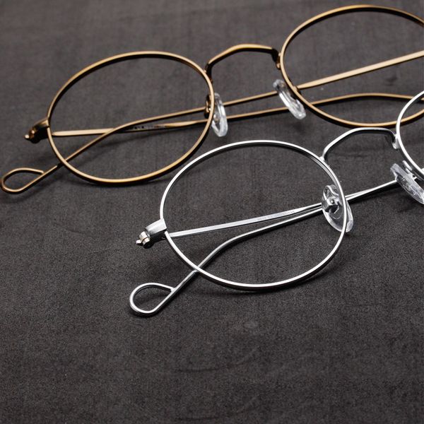 

wholesale- 2016 metal super fine glasses frames vintage spectacle frame for female grade glasses gafas a274, Silver