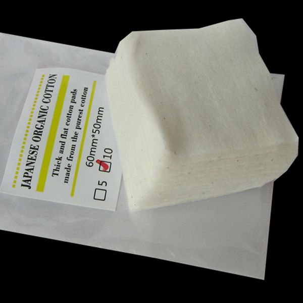 

100% Pure Japanese Organic Cotton RDA Atomizer Wicking unbleached cotton Nature Cotton for rda rba Rebuildable Atomizer E Cig DHL Free
