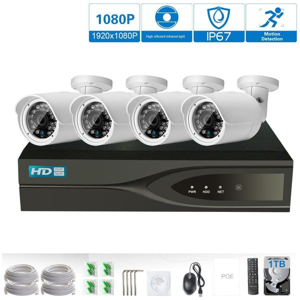 

Hd 1800p poe 4pc 2 0mp ip network home ecurity camera cctv y tem 4ch hdmi nvr email alert p2p urveillance kit