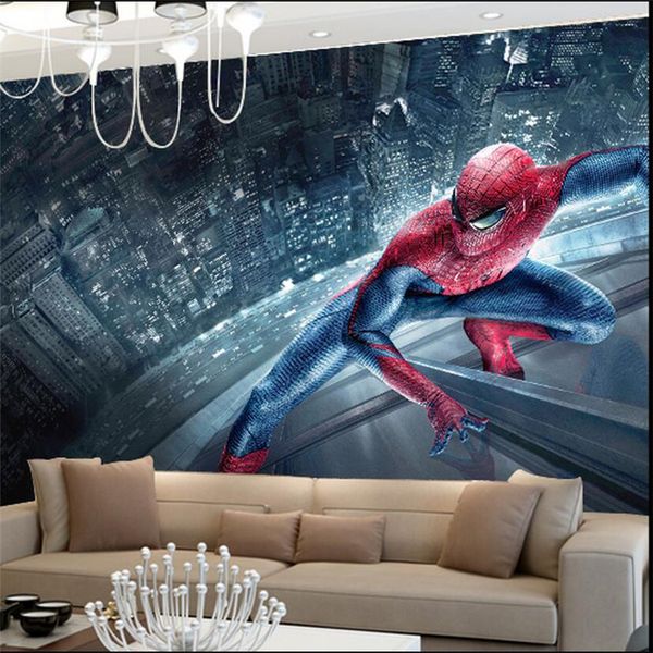 Spiderman Kids Bedroom Wallpaper Roll Large Size Photo Wall Murals 3d Mural Wallpapers For Living Room Home Decor Custom Hd Wallpaper Hd Hd Wallpaper