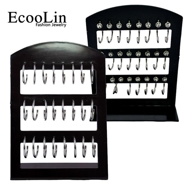 

1 компл. Оптовая мода ретро рок стиль нержавеющая сталь серьги для женщин мужчины