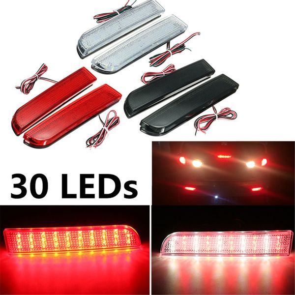 

30 led красный задний бампер рефлектор tail brake stop running turning свет лампы для mitsubishi lancer 2008-2014