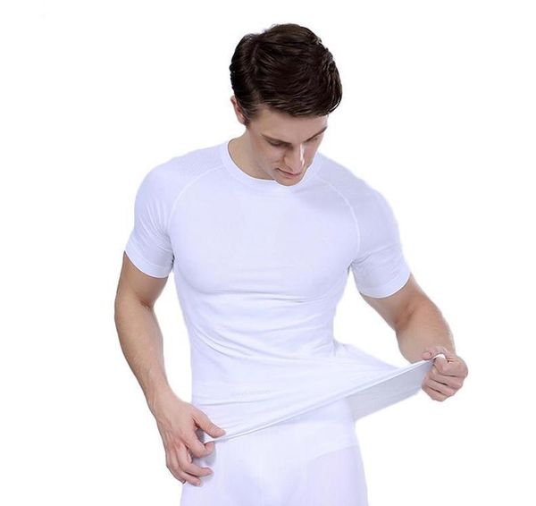 

the new men's tight-fitting short-sleeved body sculpting plastic clothing soft pressure comfortable breathable quick-drying sportswear