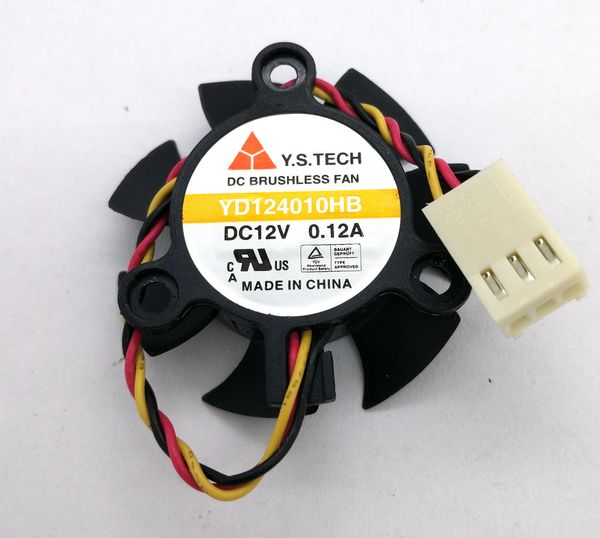 

новый оригинал ю. с. техника yd124010hb 40*10мм 12в 0,12 а мвт-410m12s компьютер радиатор вентилятор охлаждения