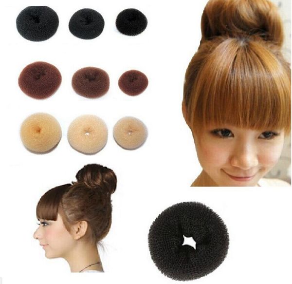 2019 Hot Selling Hair Rubber Bands Hair Volumizing Scrunchie Donut