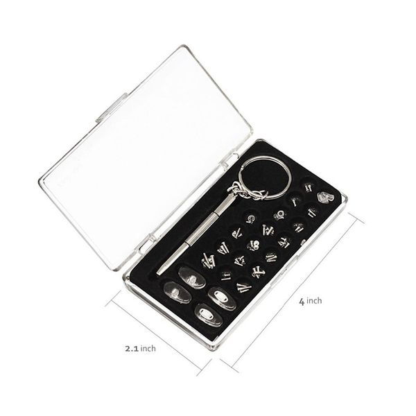 

Hand tool and practical 3in1 crewdriver eyegla ungla repair kit with keychain tainle teel tiny crew kit tool