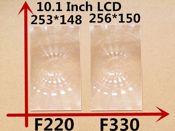 Freeshipping 2 pz / set modulo lente Fresnel per proiettore professionale da 10.1 pollici con lente Fresnel per proiettore HD a passo fine con scanalatura fine