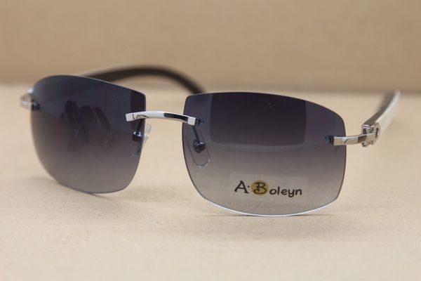 

glasses natural inside sunglasses horn men genuine famous white black buffalo rimless glasses frame size:62-18-140mm wutax