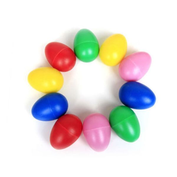 

5 цветов симпатичные высокое качество пластиковые ударные маракасы шейкеры музыкальное яйцо большой ребенок малыш дети раннего обучения игрушка