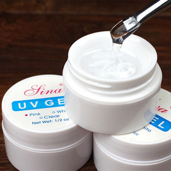 

Розовый белый прозрачный 3 варианта цвета советы гель ногтей Маникюр УФ гель Builder