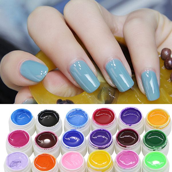 

wholesale- 30/36 pcs mix color nail art uv gel pure professional colorful nail gel uv set, Red;pink