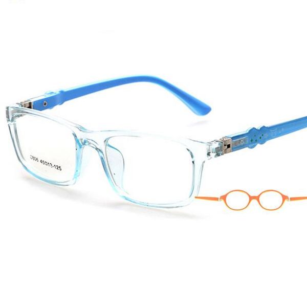 

wholesale- 45-12-125 optical flexible super light kids frames eyewear optical glasses frame for kids child eyeglass frames tr 8806, Silver
