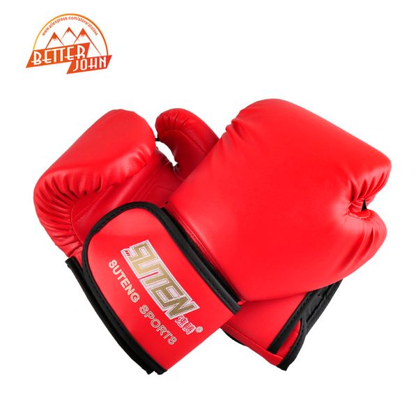 

new suten brand pu leather sport training equipment boxing gloves kick boxing mma training fighting sandbag gloves sanda mittens