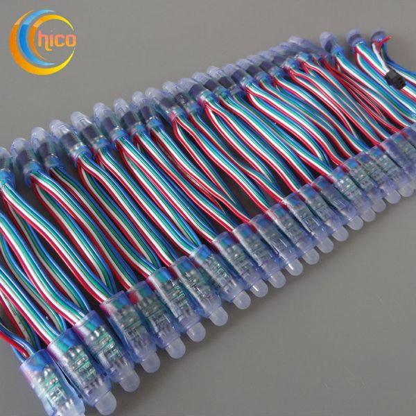 

ws2801 led pixel light rgb led string 12mm full color rgb led pixel module light with ic ws2801 dc5v/dc12v ing