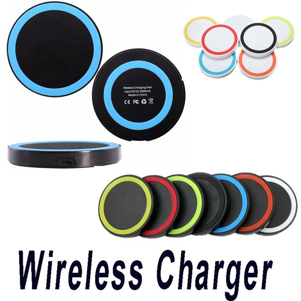 Universal Círculo sem fio do carregador Qi Charging Pad alta qualidade para S7 Borda S6 S6 Borda Plus Nota 5