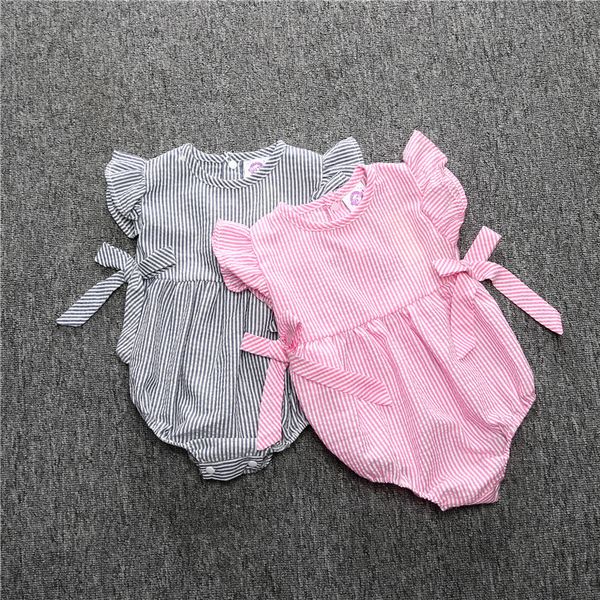

summer baby rompers kids cotton jumpsuit newborn baby clothes bodysuit baby girl romper girls clothing children infant toddler clothes, Blue