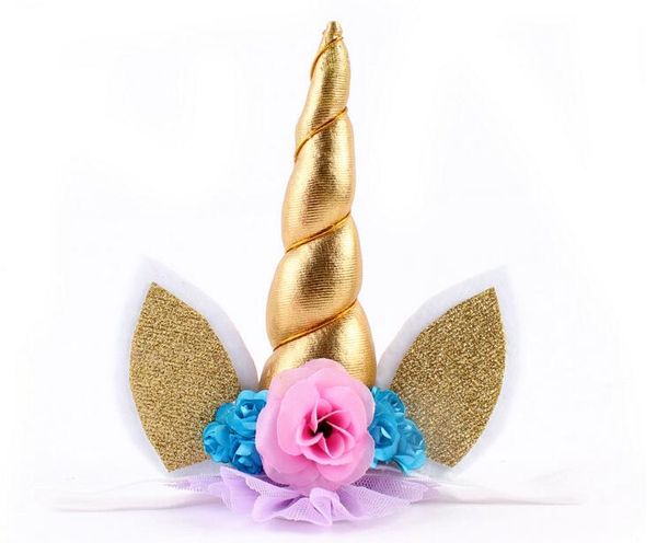 

кологине 5 дймов блек unicorn horns оголове дл девоек и деей 2017 года войлок пѬо