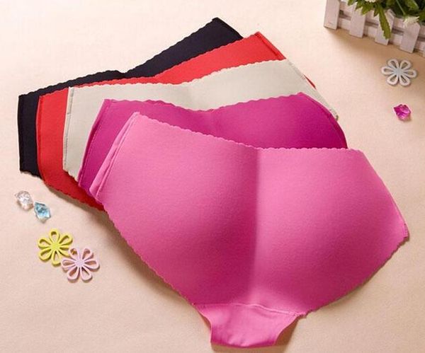 Yeni kadın silikon popo kaldırıcı iç çamaşırı yastıklı dikişsiz popo hip arttırıcı şekillendirici külot push up kalçaları bayan seksi brifingler 4piece6779320