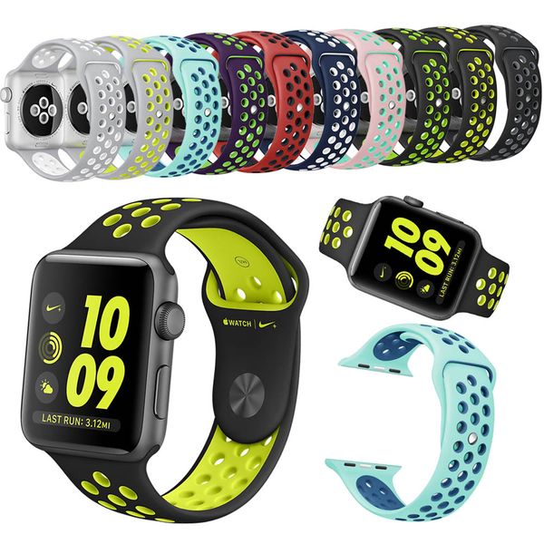 

Soft Good Silicone Watch Band Sport Strap for Apple Watch iWatch 1/2 38/42mm