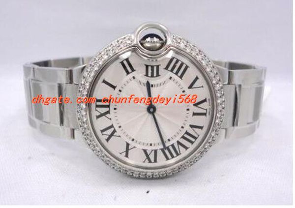 

fashion luxury watches original box gift luxury sapphire brand new diamonds bezel 36mm w69011z4 quartz movement watch unique, Slivery;brown