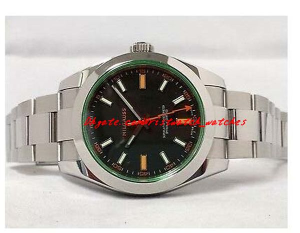

Luxury Wristwatch Black Dial 116400 Sapphire Stailess Steel Automatic Mens Men's Watch Watches