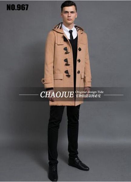 

весенний и осенний период и хань издание бизнес повседневная досуг мода новый штраф большой ярдов рог пальто / s-6xl, Black