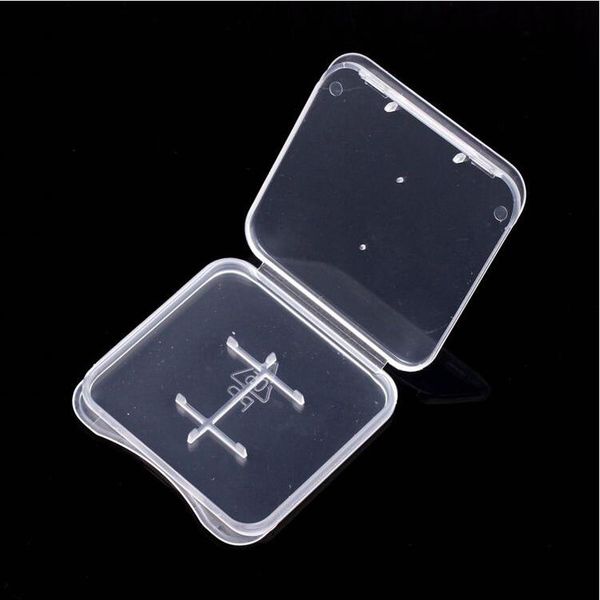 

micro sd mmc tf card clear plastic case box package with good quality hot