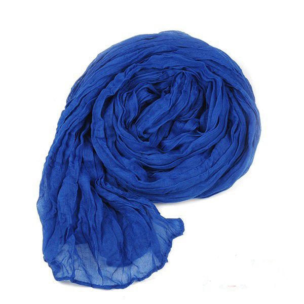

wholesale- 2016 autumn and winter ultralarge candy color women scarf brand pleated autumn and winter 170 * 90cm (16 colors, Blue;gray