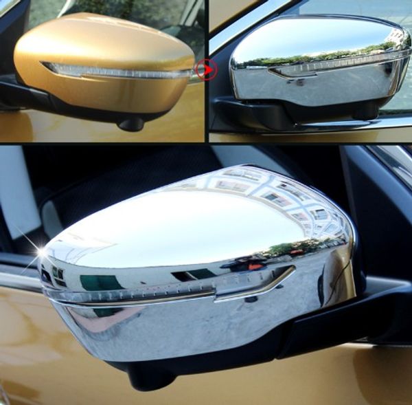 

for nissan qashqai j11 rogue x-trail t32 2014 2015 2016 2017 car chrome styling rearview mirror exterior covers accessories
