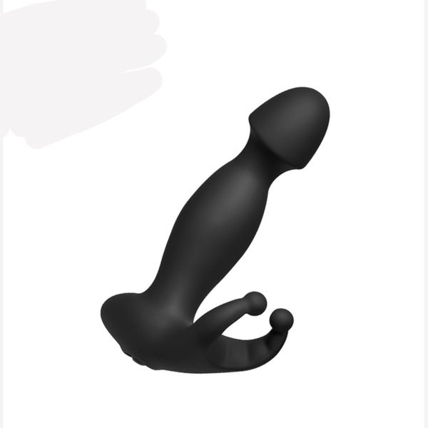 Massaggiatore della prostata maschile Vibrazione dei giocattoli del sesso anale per l'uomo Gay G-spot Vibratore del dildo Vibrazione della prostata Butt Plug Prodotti del sesso