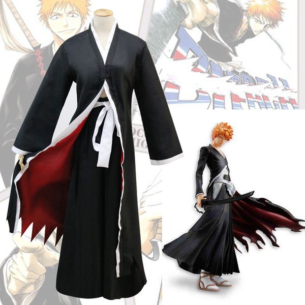 

bleach kurosaki ichigo arrancar cosplay costume, Black