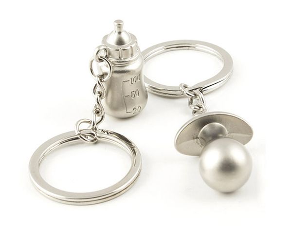 

wholesale-baby's bottle and pacifier keychain wedding favors and gifts wedding souvenirs wedding supplies baby shower favors hot