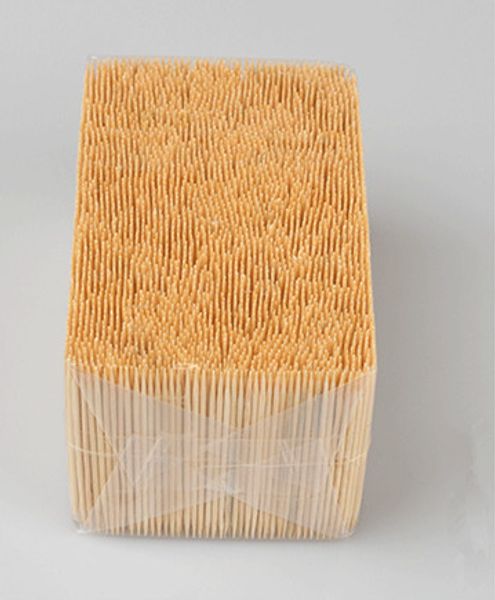 

wholesale- super valuable bulk bamboo toothpicks double or single sharp tooth sticks natural dental sticks 1.6*65 mm 3500 pcs/bag