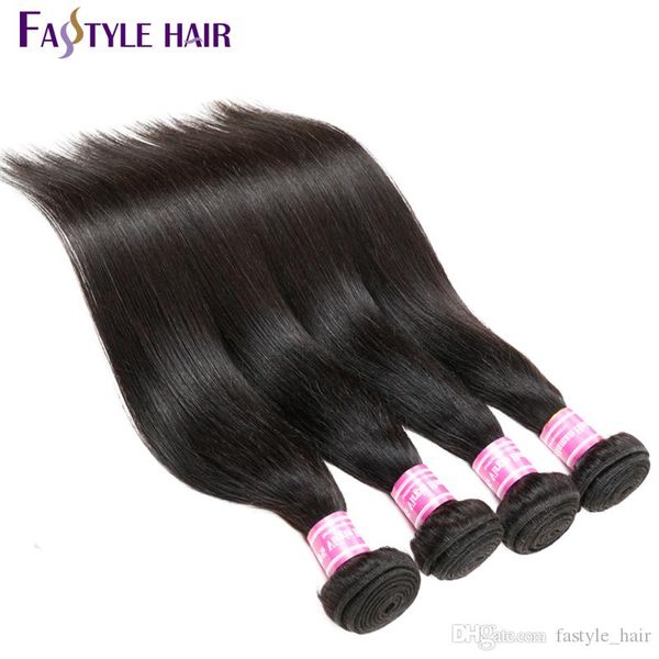 Indian Straight Weave Brazilian Peruvian Malaysian Unprocessed