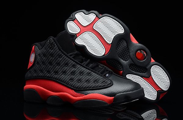

Bred 13s black true red online wholesale men and women basketball shoes size eur 36-47 free shipping