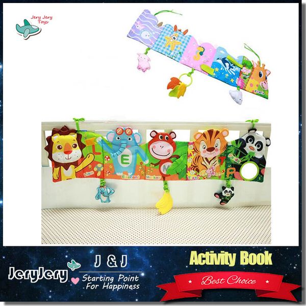 2018 lovely infant activity book cartoon animal soft baby