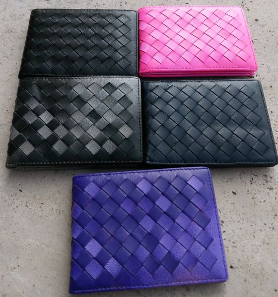 

new arrival wholesale vintage woven genuine colorful leather driving card bag fashion credit card holder multifunctional wallet pocket, Brown;gray