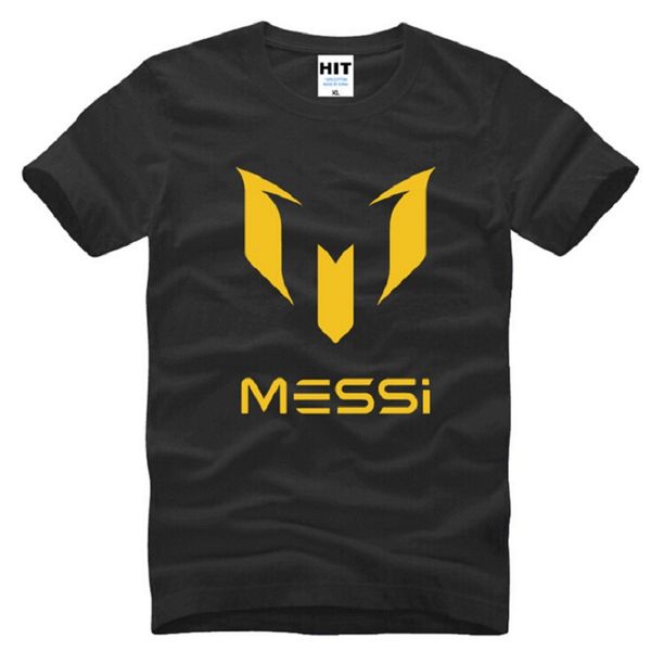

new designer messi t shirt men fashion soccer jerseys short sleeve cotton argentina star tees male football sport tee shirt, White;black