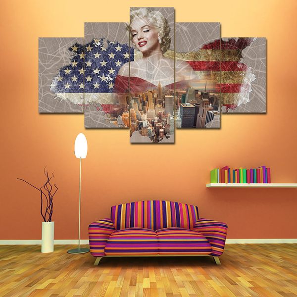2019 Modern Decorative Picture Printed Marilyn Monroe Painting
