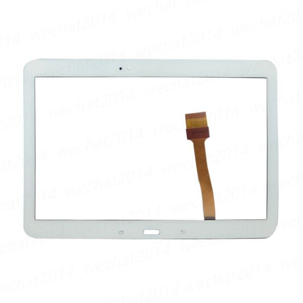 Lente in vetro per digitalizzatore touch screen da 50 pezzi con nastro adesivo per Samsung Galaxy Tab 4 10.1 T530 T531 DHL gratuito