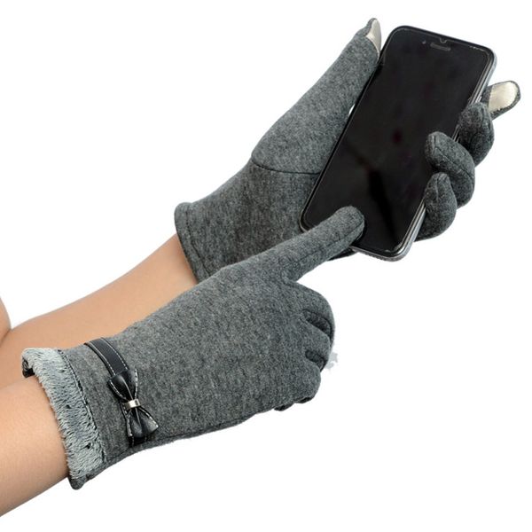 

Оптовые-2016 Зимние женские перчатки с сенсорным экраном Теплые длинные перчатки с