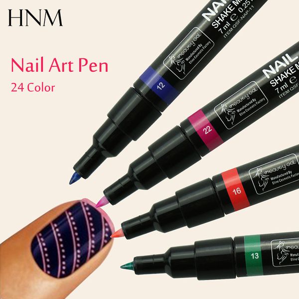 

wholesale-hnm nail polish pen gel nail polish painting drawing pen nail art diy decoration tools manicure tools nail art pens nagellak
