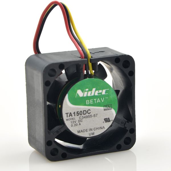 

nidec ta150dc c34955-57 4028 12v 0.29a 3 wire speed axial case mini cooling fan