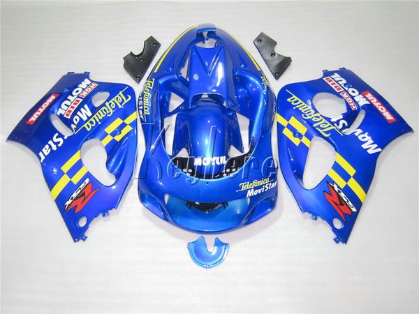 

new moto parts fairing kit for suzuki gsxr600 96 97 98 99 blue fairings gsxr750 1996 1997 1998 1999 oi62