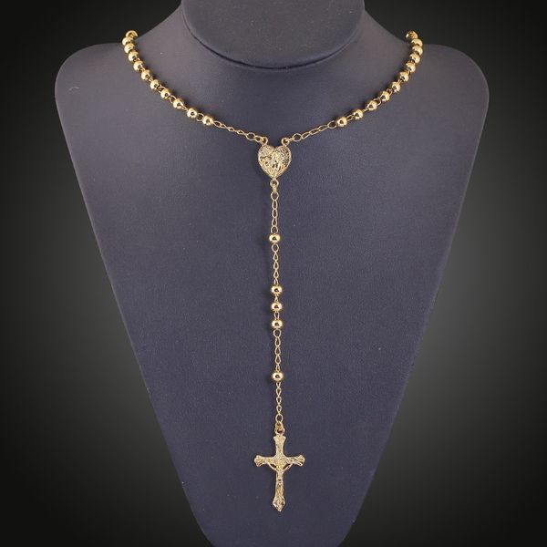 

горячая christianism virgin mary ожерелье кулон хип-хоп мода ювелирные изделия золото серебро цвет упаковки с элегантной подарочной коробке, Silver