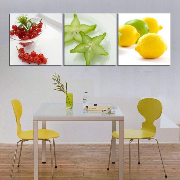 Fruit Wall Decor 2017 3 panel pure handicraft modern art oil painting beautiful Fruit Wall Decor 2017 3 panel pure handicraft modern art oil painting beautiful