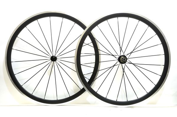 

alloy brake surface wheels 38mm depth 23mm width aluminum brake road bike carbon wheelset with powerway r13 hub