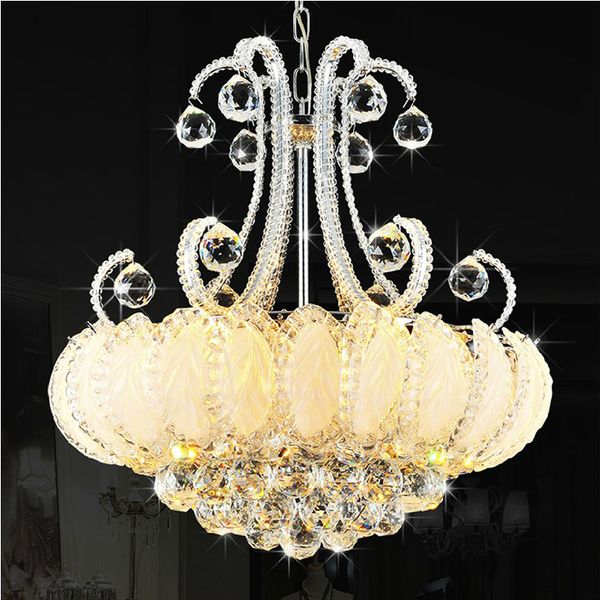 

modern crystal chandeliers lighting silver gold chandelier lights fixture lustres lamps european home indoor lighting lamparas ac90v-260v
