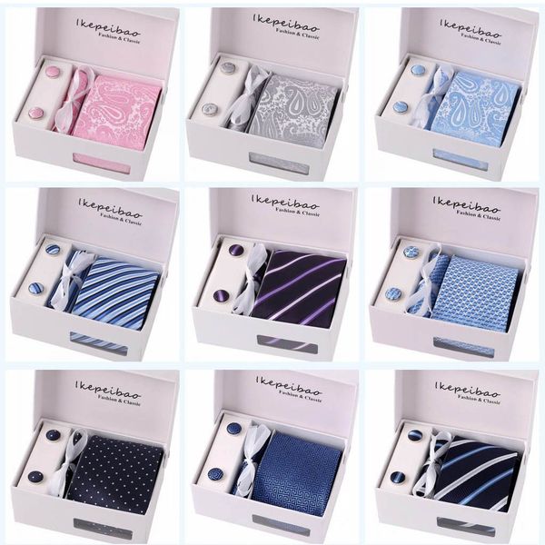 

Men tie wide necktie gravata ma culina corbata jacquard woven necktie et cufflink hanky tie et bu ine wedding holiday