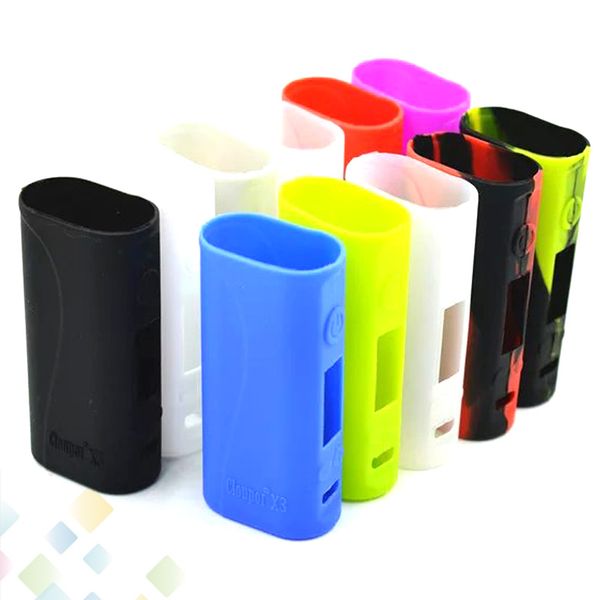

Silicone Case for Cloupor X3 TC Mod Silicon Cases Bag 11 Colors Rubber Sleeve Box protective Coverl Protector Skin DHL Free